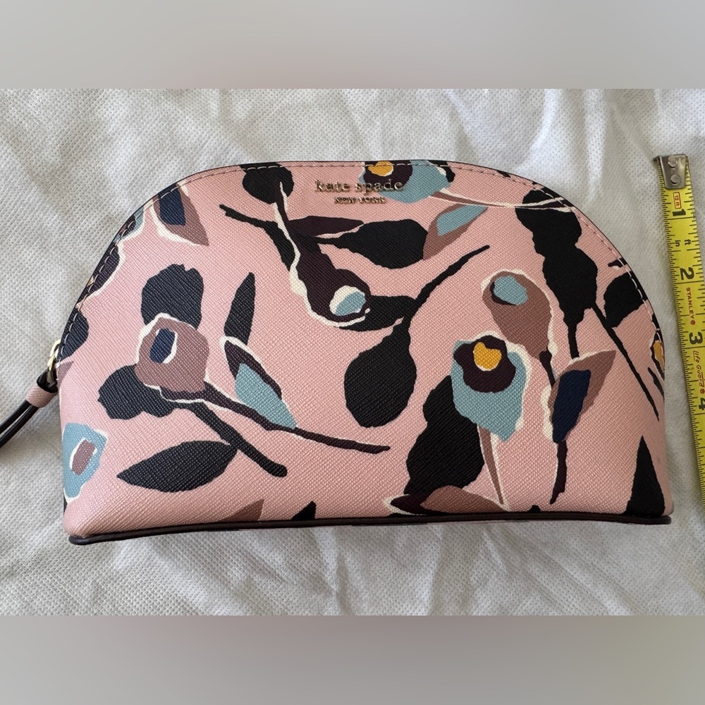 Kate Spade Cameron Paper Rose Cosmetic Case